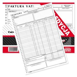 Druk samokopiujący faktura VAT A4 (1+1) uniwersalna A4 100k. Stolgraf (F20)