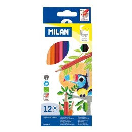 Kredki ołówkowe Milan 12 kolorów (80012)