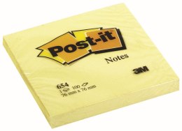 Notes samoprzylepny Post-It żółty 100k [mm:] 76x76