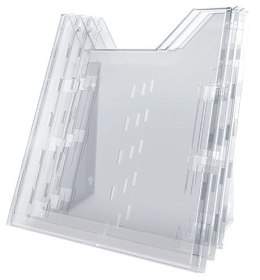 Pojemnik na dokumenty pionowy Durable Combiboxx A4 - bezbarwny