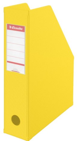 Pojemnik na dokumenty pionowy Esselte Vivida A4 - żółty [mm:] 72x318x 242 (56001)
