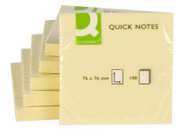 Notes samoprzylepny Q-Connect żółty 100k [mm:] 76x76 (KF10502)
