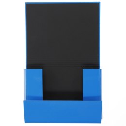 Teczka z szerokim grzbietem na gumkę VauPe CARIBIC A4 kolor: niebieski (339/19)