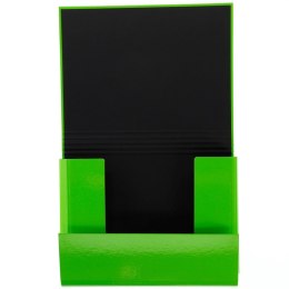 Teczka z szerokim grzbietem na gumkę Vaupe CARIBIC A4 kolor: zielony jasny (339/15)