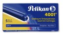 Naboje długie Pelikan GTP/5 niebieski (310748)