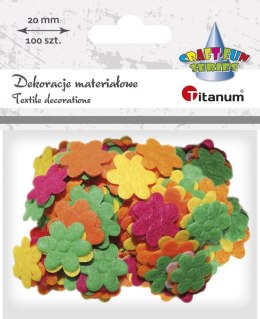 Ozdoba filcowa Titanum Craft-Fun Series kwiatki (F037)