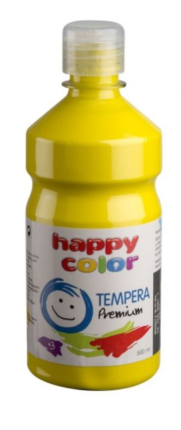 Farba tempera Happy Color kolor: żółty 500ml 1 kolor. (3310)