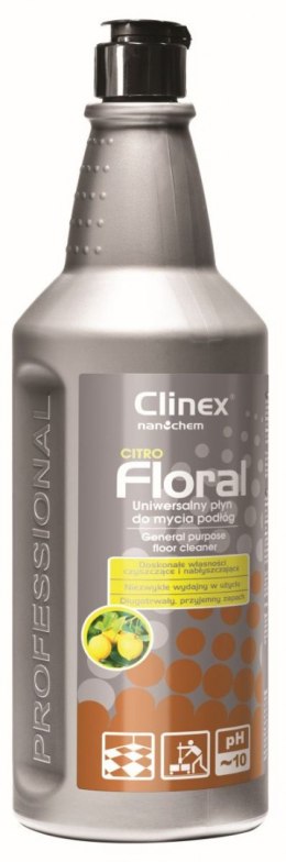 Uniwersalny płyn Clinex Floral Citro do mycia podłóg 1l (77896)