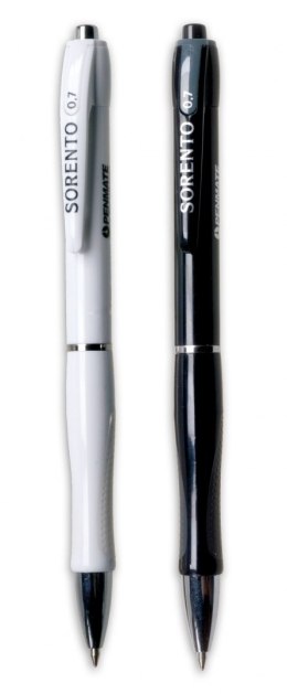 Długopis olejowy Penmate Sorento Black & White niebieski 0,5mm (TT7164)
