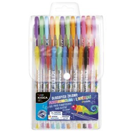 Długopis żelowy Kidea żelowy 24 kolory (różne) (DZ24KA)