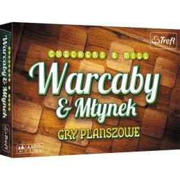 Gra planszowa Trefl Warcaby/Młynek klasyczne 01681 Warcaby / Młynek (01681)