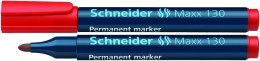 Marker permanentny Schneider Maxx 130, czerwony 1,0-3,0mm okrągła końcówka (SR123002)