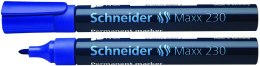 Marker permanentny Schneider Maxx 130, niebieski 1,0-3,0mm okrągła końcówka (SR123003)