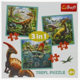 Puzzle Trefl Disney niezwykły świat dinozaurów 3, 4, 6, 9 el. (34837)