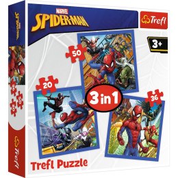 Puzzle Trefl Spiderman 3w1 3w1 el. (34841)