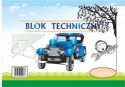 Blok techniczny Protos A4 biały 10k