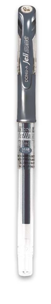 Długopis żelowy Dong-A srebrny 0,7mm (TT5332)