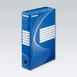 Pudło archiwizacyjne Esselte Boxy 100 A4 - niebieski [mm:] 245x100x 345 (128421)
