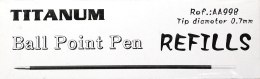Wkład do długopisu Titanum AA998 czarny