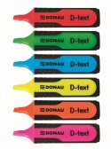 Zakreślacz Donau D-Text 6 kolorów (7358906PL-99)