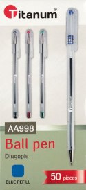 Długopis Titanum AA998 niebieski