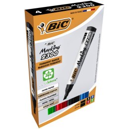 Marker permanentny Bic Marking 2300 komplet 4 szt, mix 3,7-5,5mm ścięta końcówka (8209222)