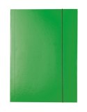 Teczka kartonowa na gumkę A4 zielony 400g Esselte (13437)