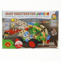 Gra edukacyjna Alexander Mały konstruktor maszyny junior 3w1 dźwig
