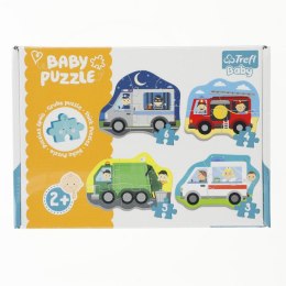 Puzzle Trefl puzzle baby classic pojazdy i zawody 3, 4, 5, 6 el. (36071)