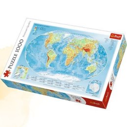 Puzzle Trefl mapa fizyczna świata 1000 el. (10463)