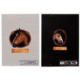 Teczka kartonowa na gumkę Starpak horses A4 kolor: mix (298952)