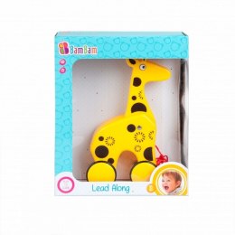 Zabawka edukacyjna Bam Bam Żyrafa na kółkach (453679)