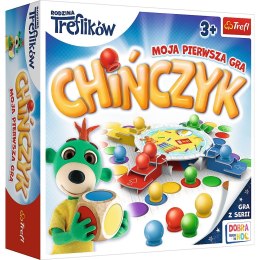 Gra planszowa Trefl Chińczyk, Moja pierwsza Rodzina Treflików Chińczyk Moja pierwsza gra Rodzina Treflików (02056)