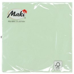 Serwetki Pol-mak - zielona [mm:] 330x330 (0019)