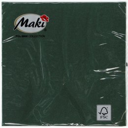 Serwetki zielony papier [mm:] 330x330 Pol-mak (0027)